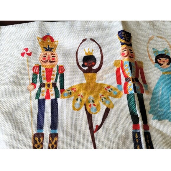 Nutcracker Pillow Cover Decorative Case Accent Xmas Holiday Home Christmas Decor - Picture 9 of 14